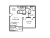 1 Bdrm Floor Plan | Apartment In Austin Texas | Stoney Ridge