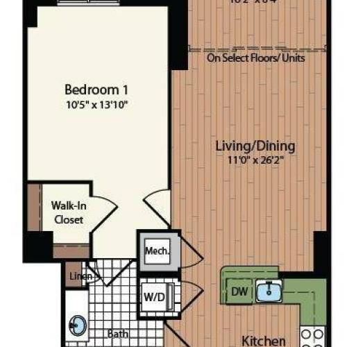 Floor Plan 8 | Meridian at Mt Vernon Triangle