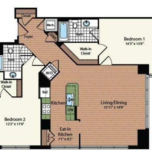 Floor Plan 24 | Meridian at Mt Vernon Triangle