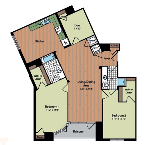Floor Plan 31 | Meridian at Mt Vernon Triangle