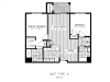 2 Bedroom Floor Plan | Apartments Canton MA | Residences at Great Pond