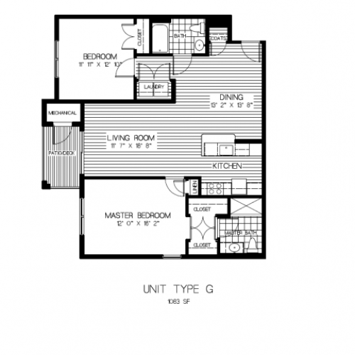 Floor Plan 6 | Apartments For Rent In Stoughton MA | Residences at Great Pond