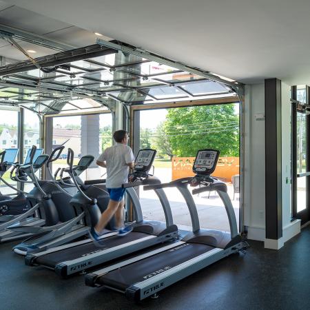 Cutting Edge Fitness Center | Portsmouth NH Apartments For Rent Downtown | Veridian Residences
