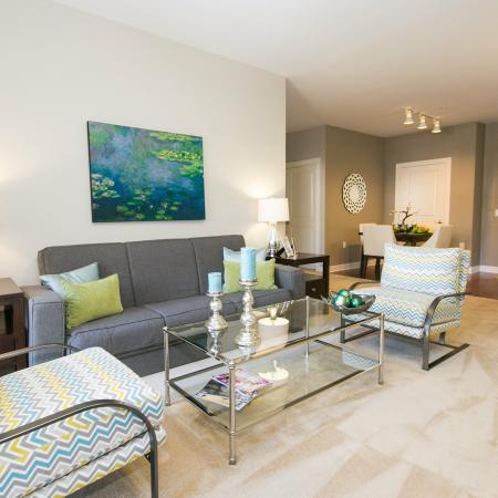 Luxurious Living Room | Apartment Homes in Elkridge, MD | Verde at Howard Square