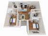 2 Bedroom Floor Plan - Avoca Apartments in Louisville, KY