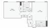 1 Bedroom Floor Plan | Apartments Near Johns Hopkins | The Social North Charles