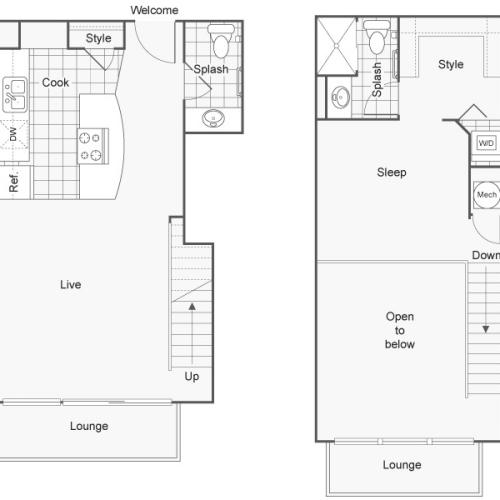 Floor Plan 17 | Studio Apartments Downtown Wichita KS | ReNew Wichita