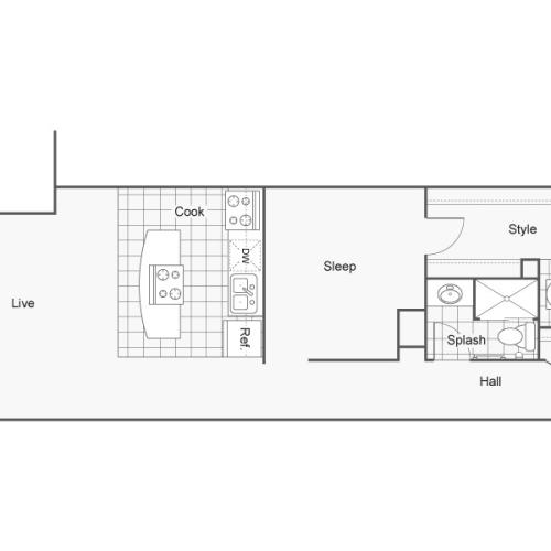 Floor Plan 31 | Apartments In Wichita KS | ReNew Wichita