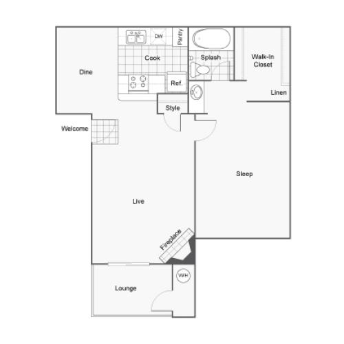 Floor Plan Layout | ReNew Mills Apartment Homes for Rent in Ontario CA 91761