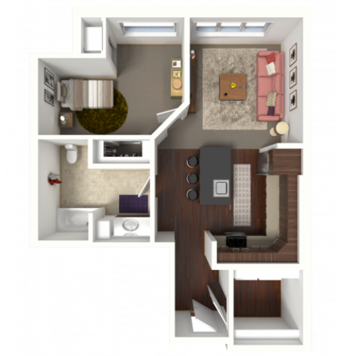 Floor Plan B4 | 50Twenty | Apartments in Madison, WI