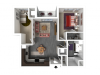 Floor Plan C1 | Forte at 84 South | Apartments in Greenfield, WI