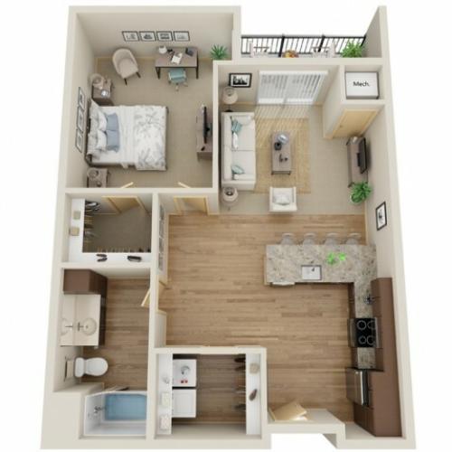 Floor Plan B5 | The Junction | Apartments in Menomonee Falls, WI