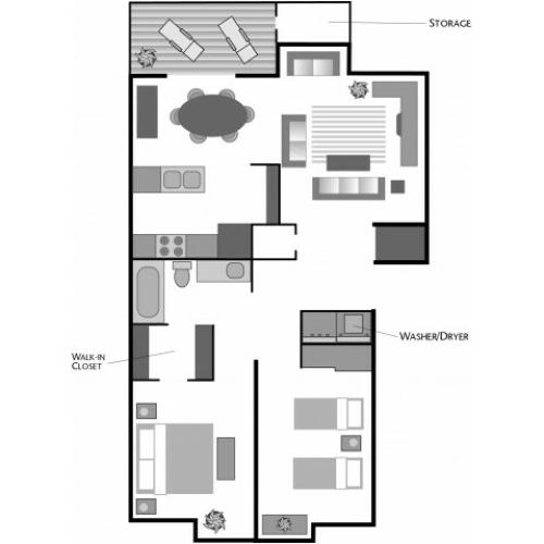 2x1 Standard Floorplan