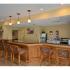 Kitchen and bar at resident clubhouse at The Commons at Fallsington in Morrisville, PA