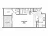 floor plan image for studio apartment home