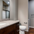 Verandas apartments bathroom with hardwood floor in Springfield, MO