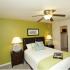 Bedroom and closet in Westchester Apartments | One Bedroom Apartment