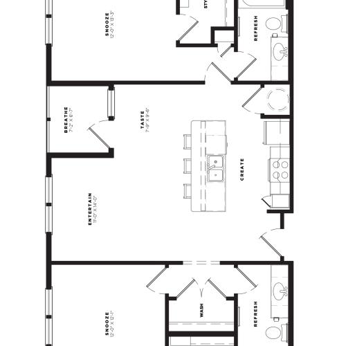 B2 Alt 2 Floor Plan