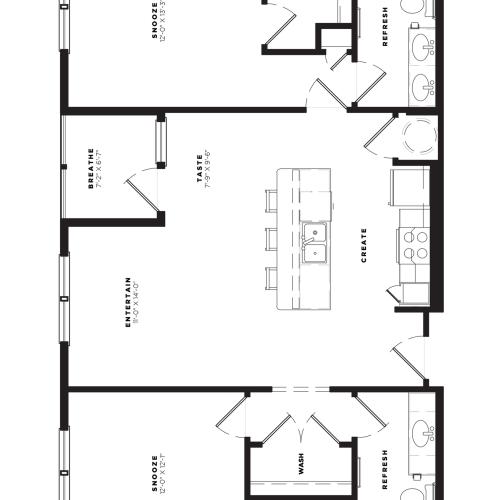 B2 Alt 3 Floor Plan