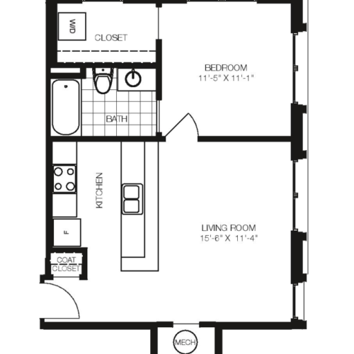 A6 Floor Plan