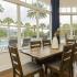 Highlands at Heathbrook Interior | Dining table at clubhouse
