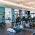 Community fitness center with various exercise equipment.