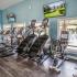 Lexington Crossing fitness center with stationary bikes, treadmills and elliptical machines