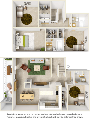 Premium Hyacinth floor plan with 4 bedrooms, 3 bathrooms and wood style flooring