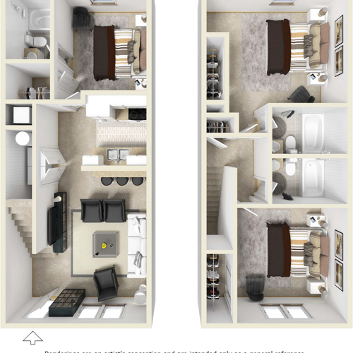 3-3 TH floor plan