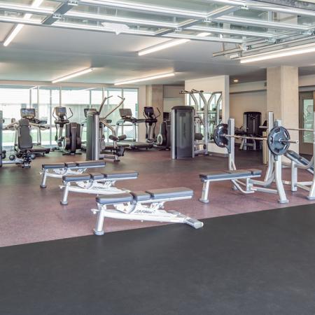 Work Out Center, Fitness Center, Weight Machines, Free weights, elliptical, treadmill, yoga, tanning, sauna