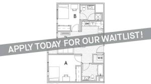 2 Bedroom Floor Plan 3 | CSU Off Campus Housing | Uncommon Fort Collins
