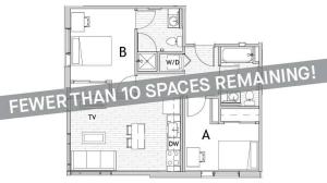 2 Bedroom Floor Plan 1