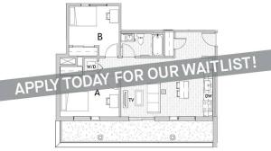 2 Bedroom Floor Plan 2 | Csu Off Campus Housing | Uncommon Fort Collins