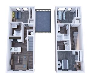 3x3 Townhome A