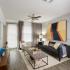 Model unit living room | The Enclave at Mira Lagos  | Apartments Grand Prairie TX