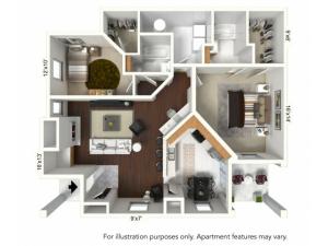 Floor Plan 7 | Apartments For Rent Williamsville Ny | Renaissance Place Apartments