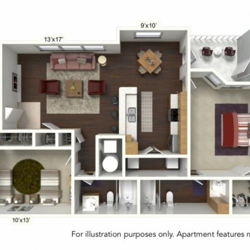 Floor Plan 3 | Windsong Place Apartments