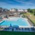 Huge resort-style swimming pool at Prospect Hall Apartments in Frederick, MD