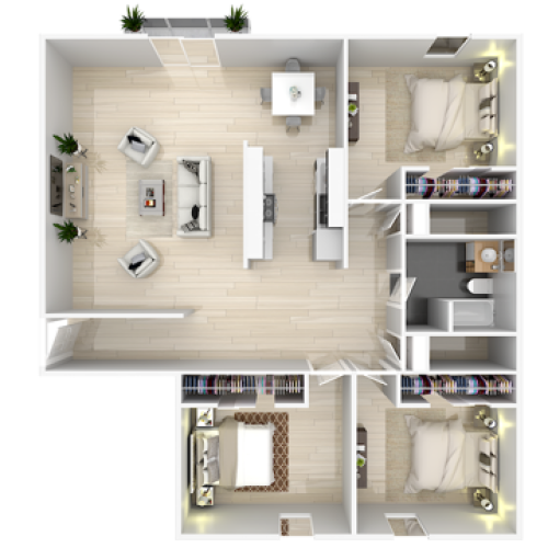 The Nash 3 Bedroom Floorplan