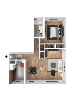 furnished floor plan
