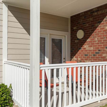 Spacious Apartment Balcony | Wilmington NC Apartments For Rent | Aspire 349