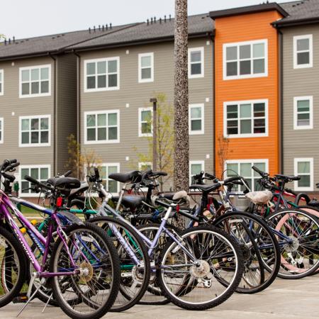 Bike Rack | Two Bedroom Apartments Iowa City | Aspire at West Campus