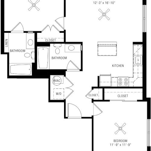 2 Bedroom Apartments | Paramount
