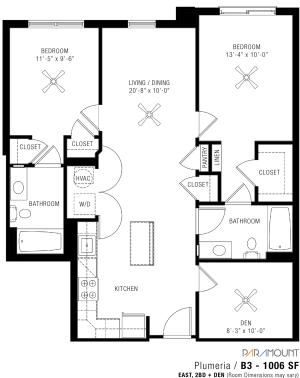 2 Bedroom Apartments | Paramount