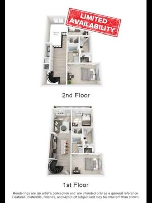 Floor Plan 2 | texas state university housing | Vie Lofts at San Marcos