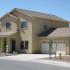 A light grey, two-story home. | Homes for rent near Holloman AFB, Alamogordo, NM