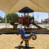 A playground with a seahorse spring-rider. | Rental Houses near Holloman AFB, Alamogordo, NM