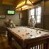Soldiers playing game on Billiards Table | Fort Drum Housing