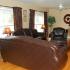 Decorated living room | Leather furniture | Fort Knox Housing