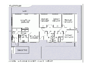 4-bedrrom single story renovated legacy home on Schofield, floor plan